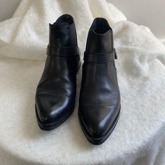 Stelle Monelle Black Leather Booties - Picture 5 of 5